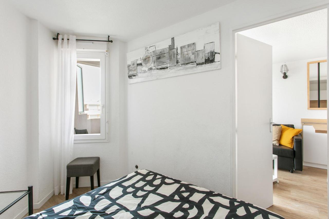 Appartement T3 terrasse vue sur mer, piscine, parking, wifi et clim Sète Extérieur photo