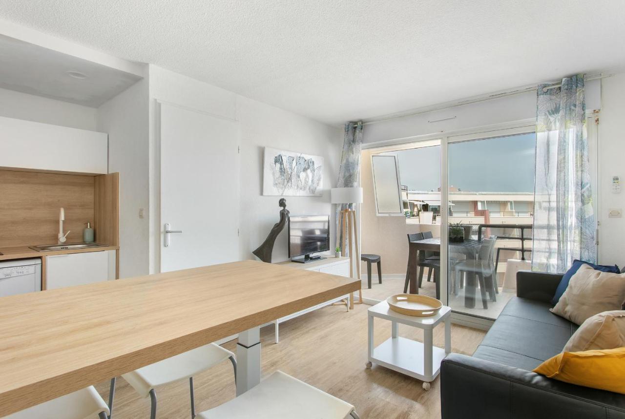 Appartement T3 terrasse vue sur mer, piscine, parking, wifi et clim Sète Extérieur photo